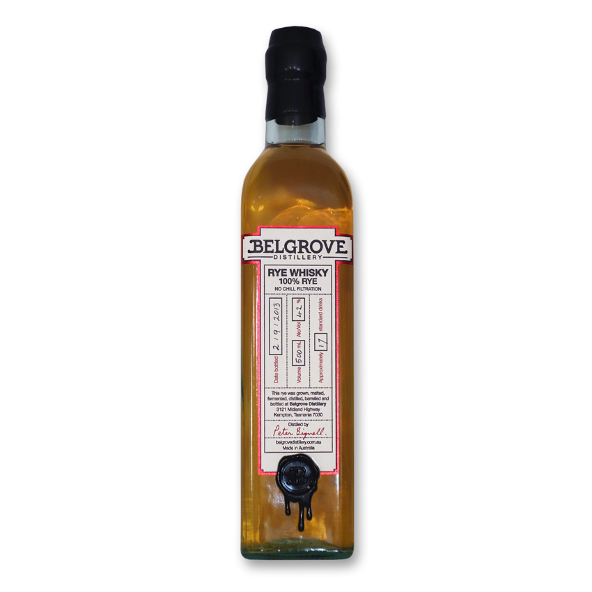 Belgrove Rye Whisky 500ml